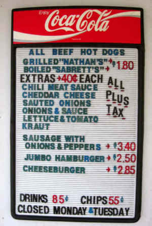 Fredgies-Menu