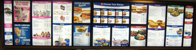 Culvers Menu
