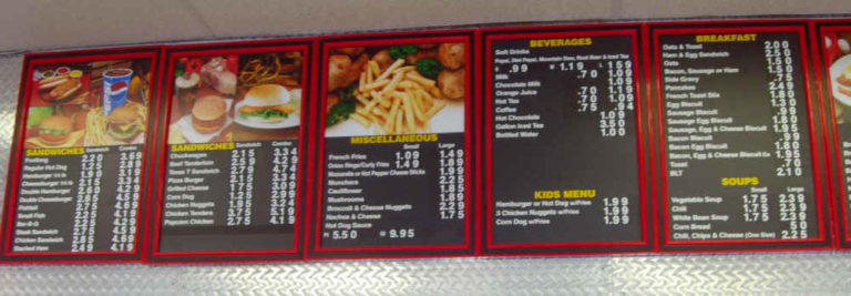 Freez ett Menu