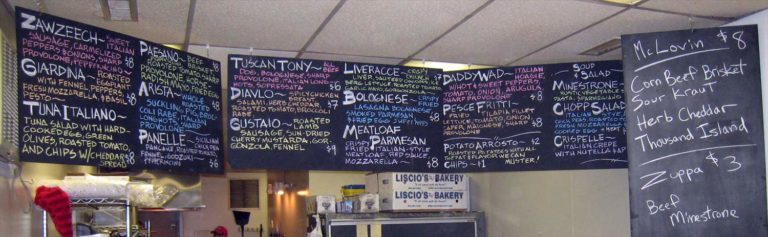 Paesanos Italian Market Menu
