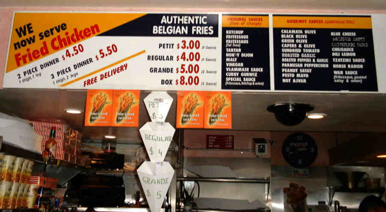Pomme Pomme Menu
