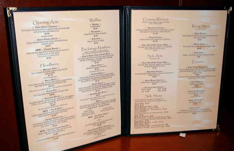 Gladys Menu